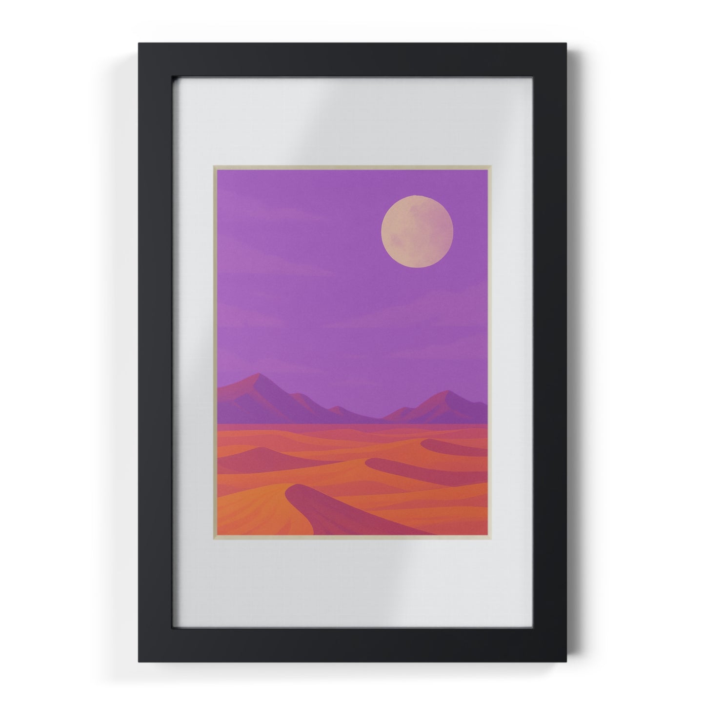 Lilac Dune | Black Frame