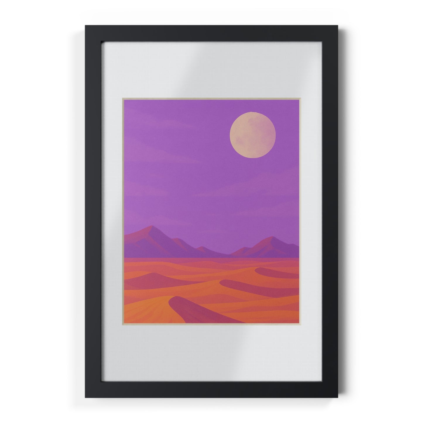 Lilac Dune | Black Frame