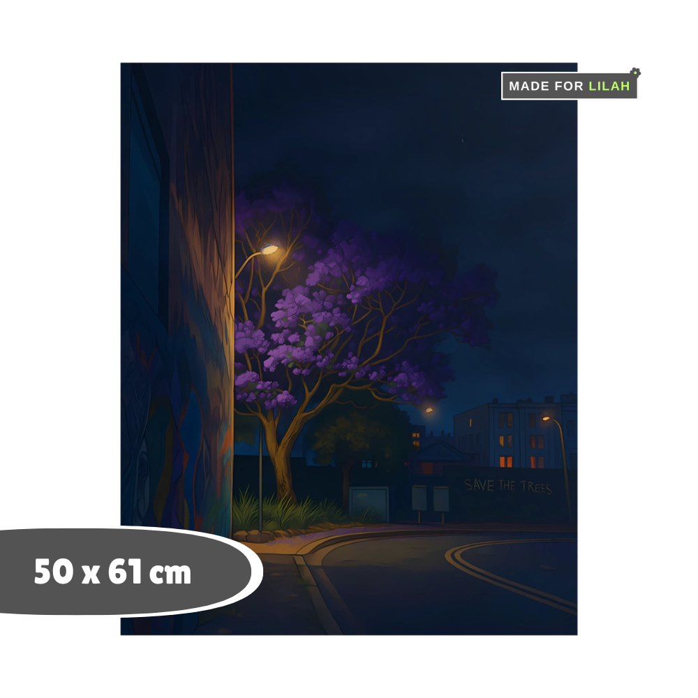 Midnight Jacaranda | Unframed Poster
