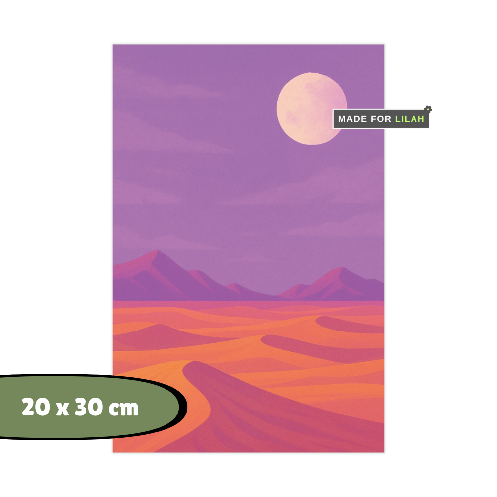 Lilac Dune | Unframed Print