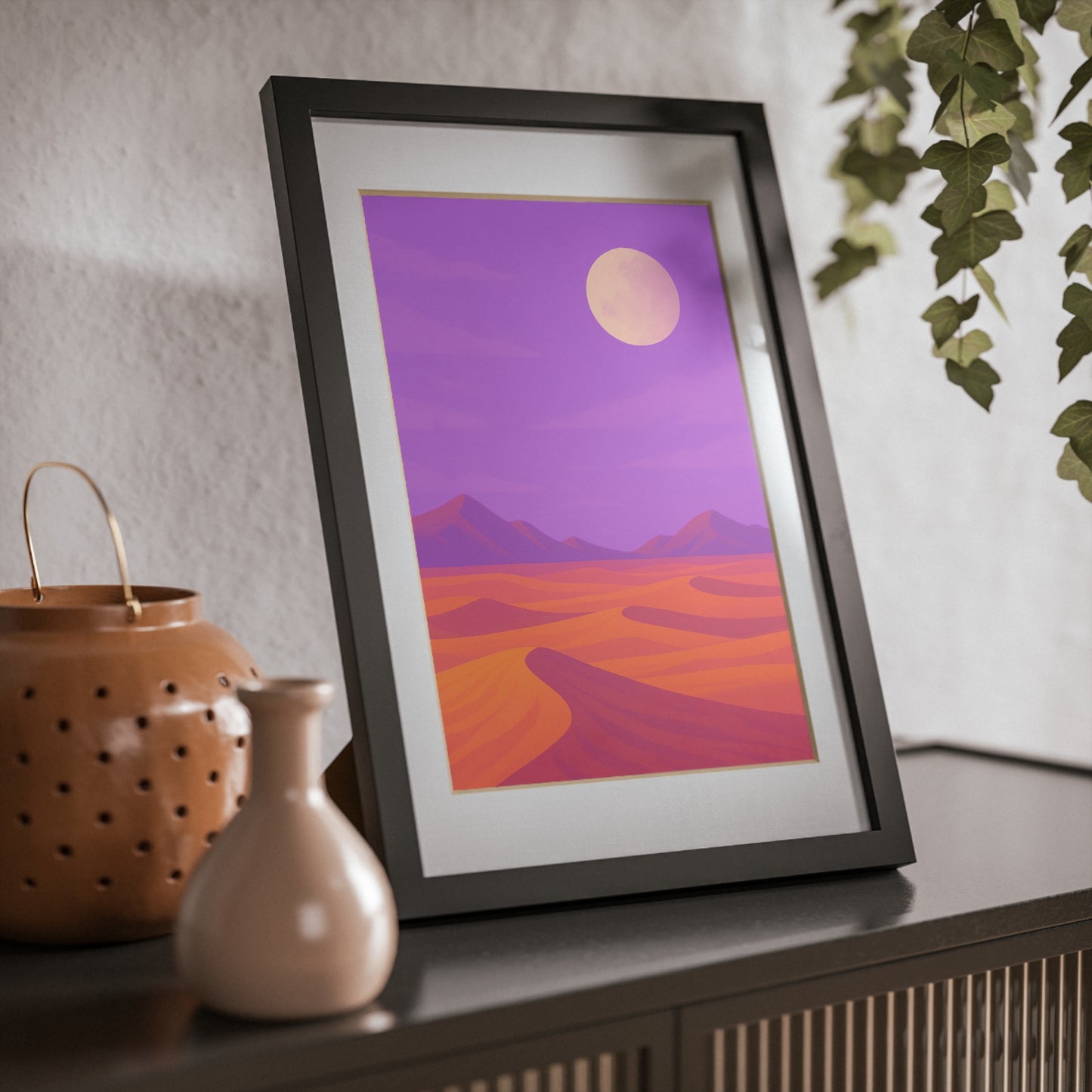 Lilac Dune | Black Frame