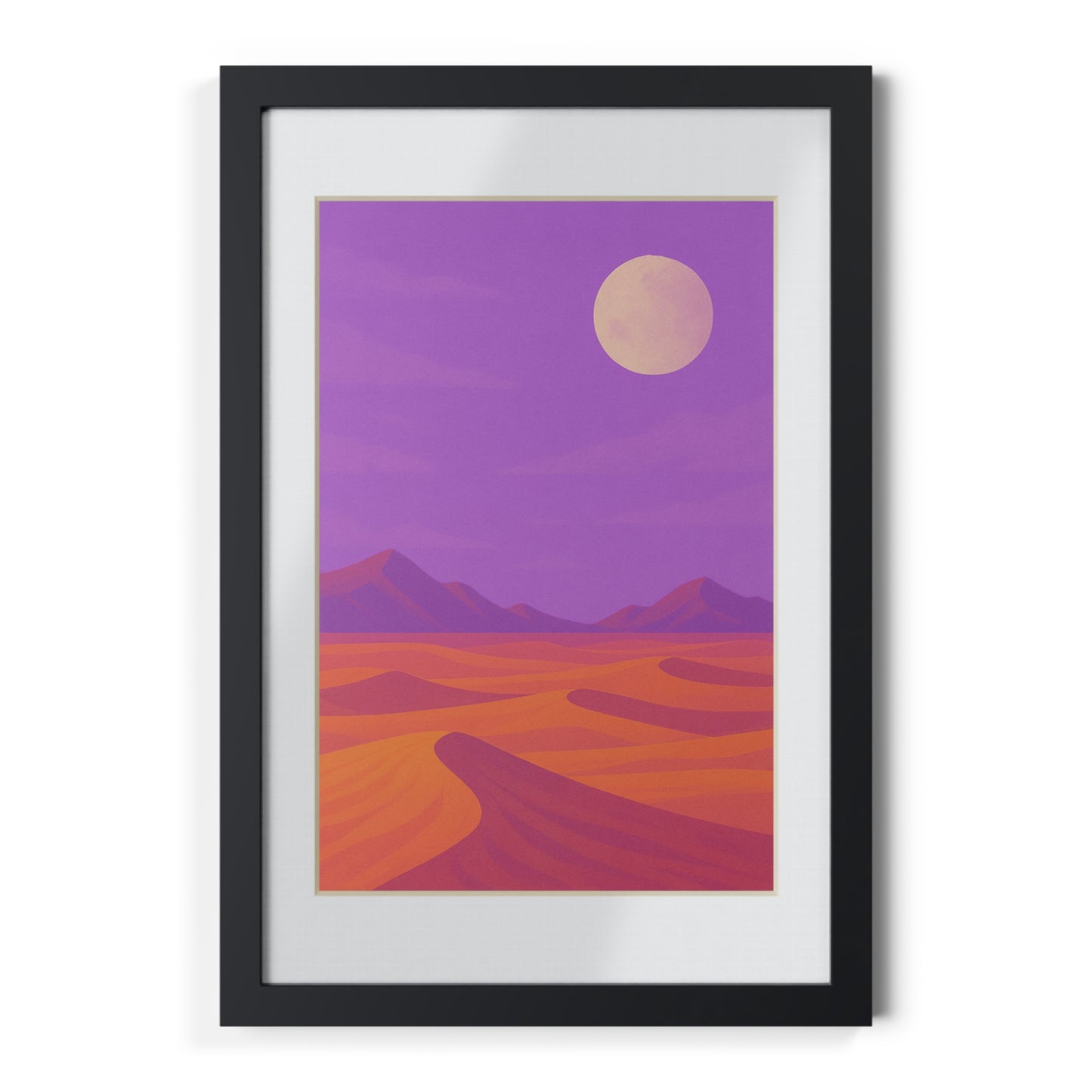 Lilac Dune | Black Frame