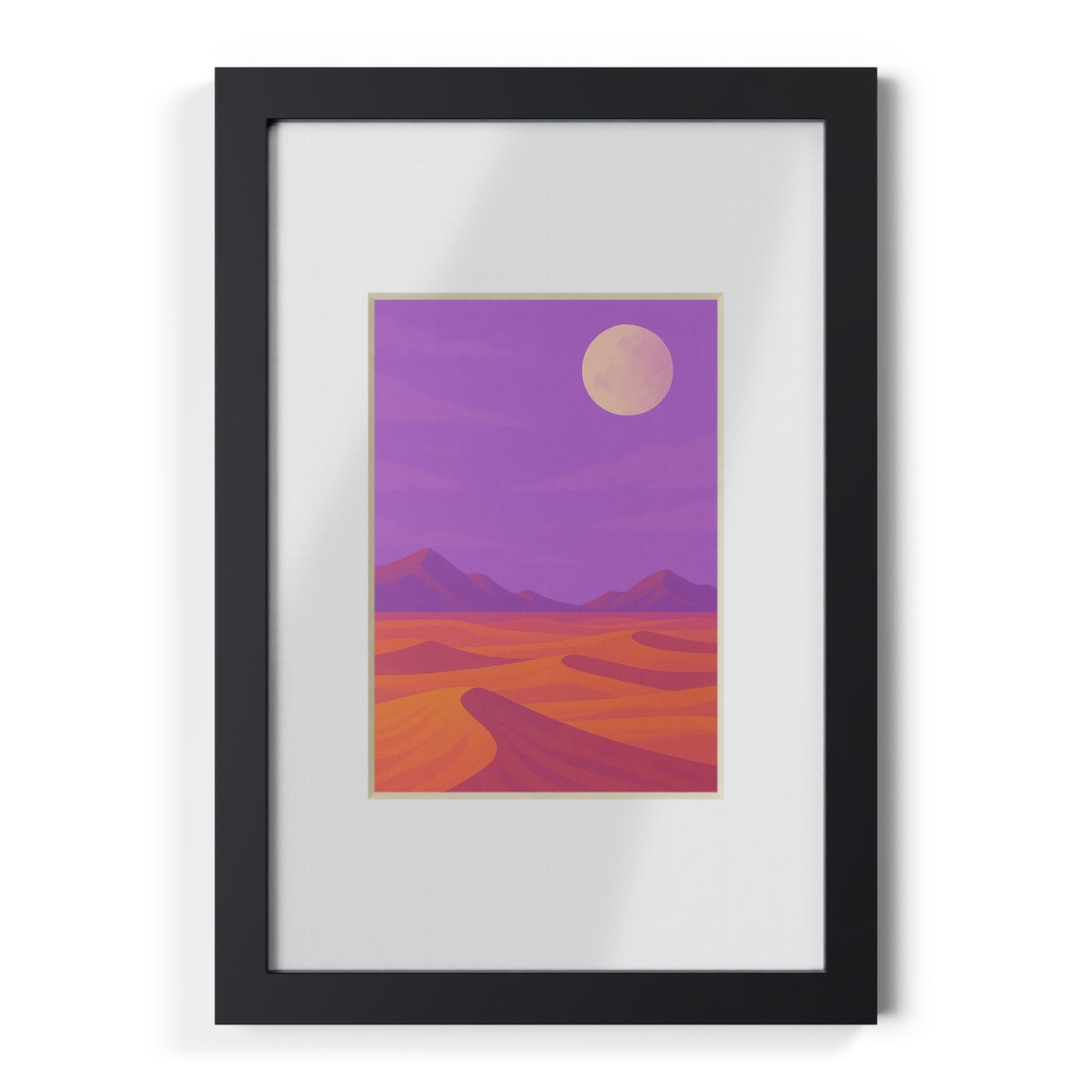 Lilac Dune | Black Frame