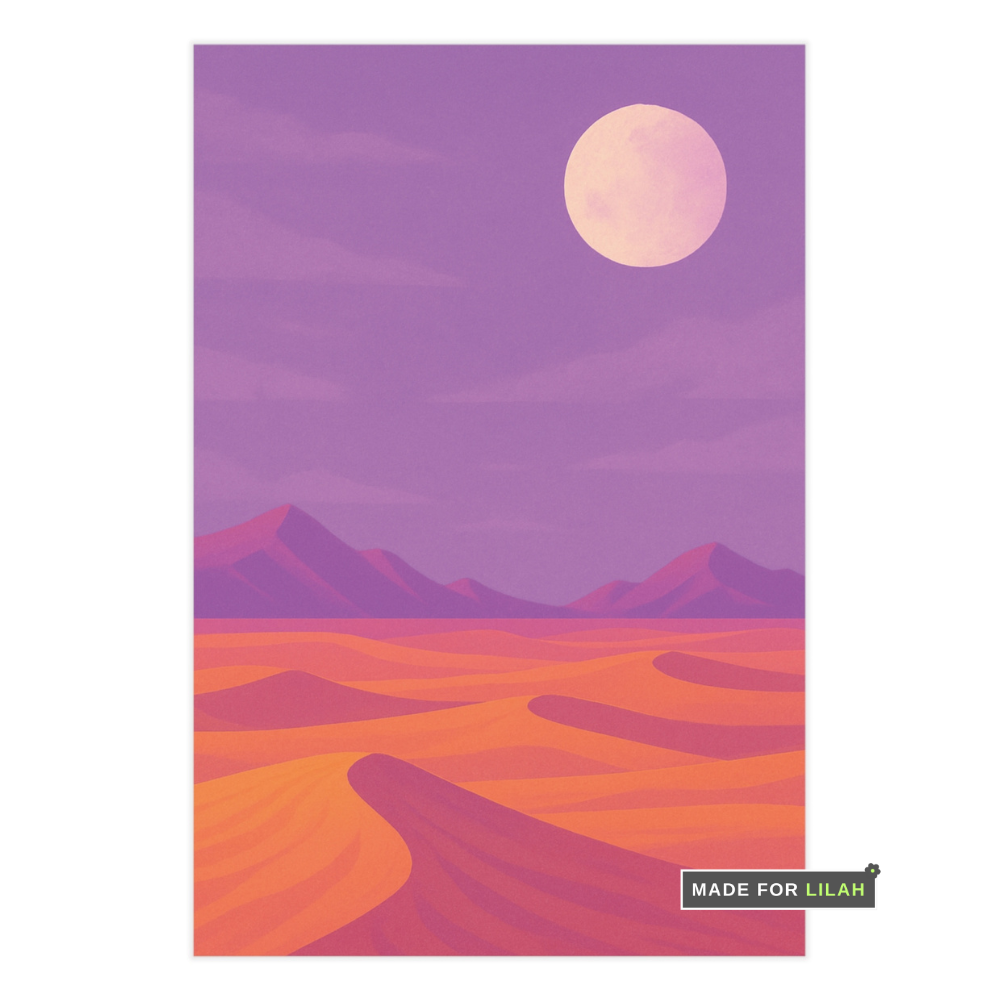 Lilac Dune | Unframed Print