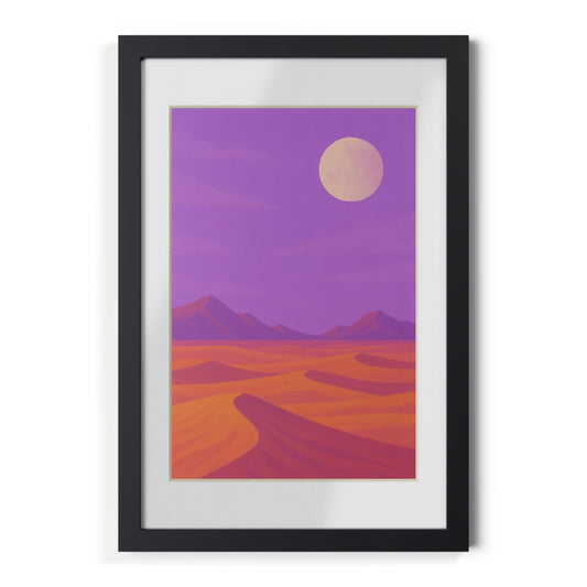 Lilac Dune | Black Frame
