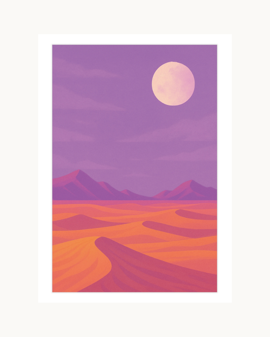 Lilac Dune | Unframed Poster
