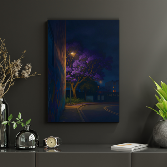 Midnight Jacaranda | Unframed Print